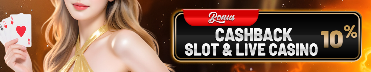 BONUS CASHBACK SLOT & CASINO 10%