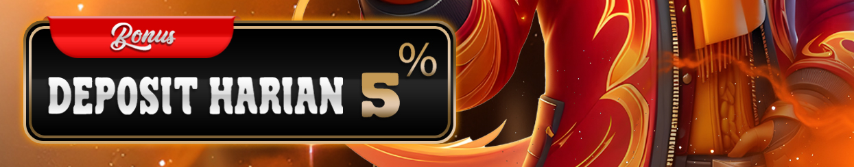 BONUS DEPOSIT HARIAN 5% TOGEL & SLOT
