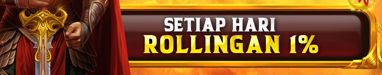 BONUS ROLLINGAN SETIAP HARI 1%
