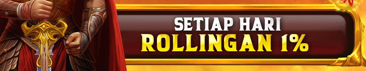 BONUS ROLLINGAN SETIAP HARI 1%
