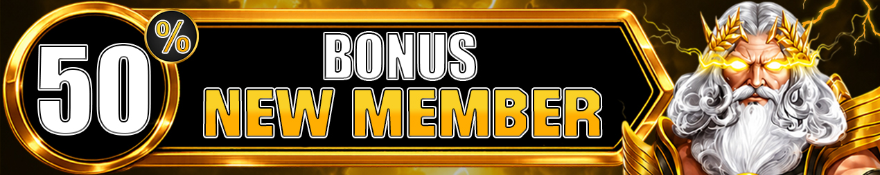 BONUS NEW MEMBER 50%