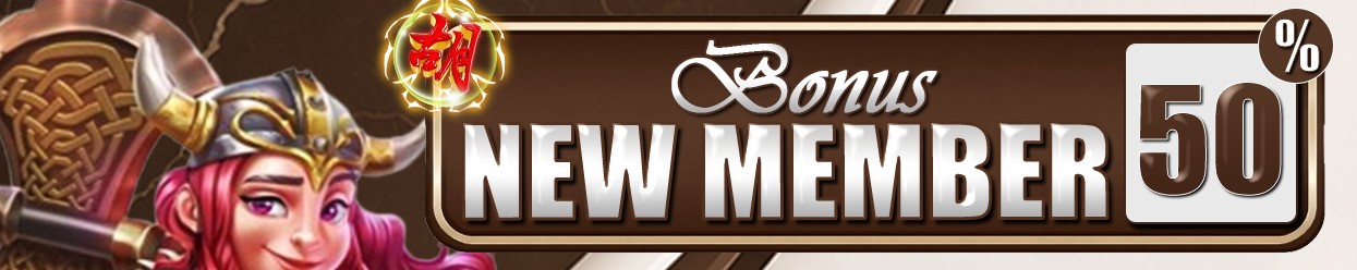 BONUS NEW MEMBER 50%
