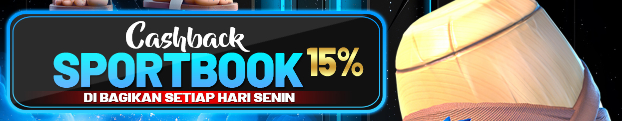 BONUS CASHBACK SPORTBOOK 15%